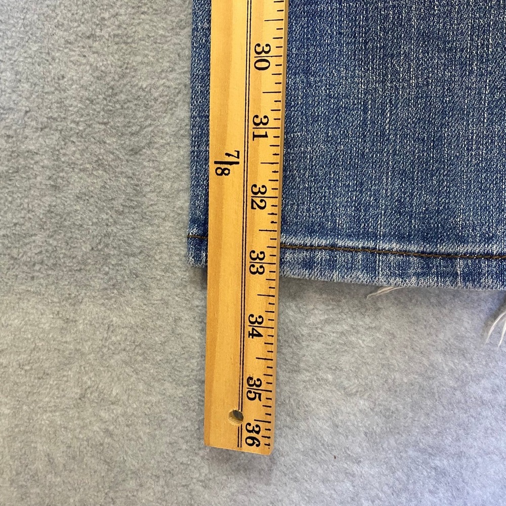 LEVIS 515 Women's Size 8 Long Boot Cut Mid Rise Medium Wash Denim Blue Jeans - Picture 11 of 13